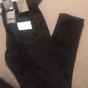 Skinny fit dark wash jeans